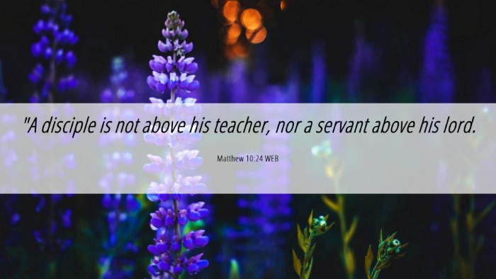Picture 06 - Matthew 10:24 WEB Desktop Wallpaper - 
