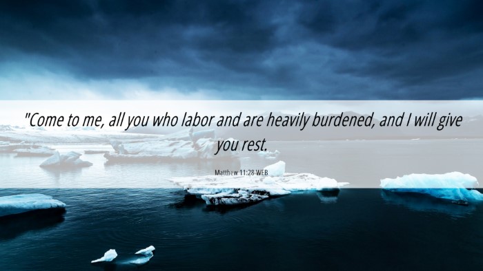 Picture 06 - Matthew 11:28 WEB Desktop Wallpaper - 