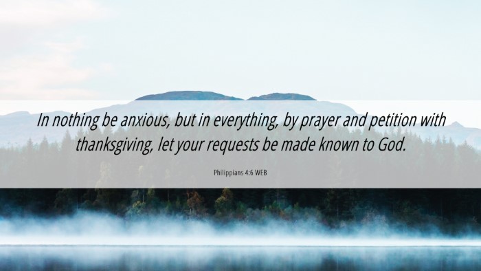 Picture 06 - Philippians 4:6 WEB Desktop Wallpaper - In nothing be anxious, but in everything, by - Desktop Bible Verse Wallpaper