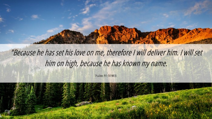 Picture 06 - Psalms 91:14 WEB Desktop Wallpaper - 