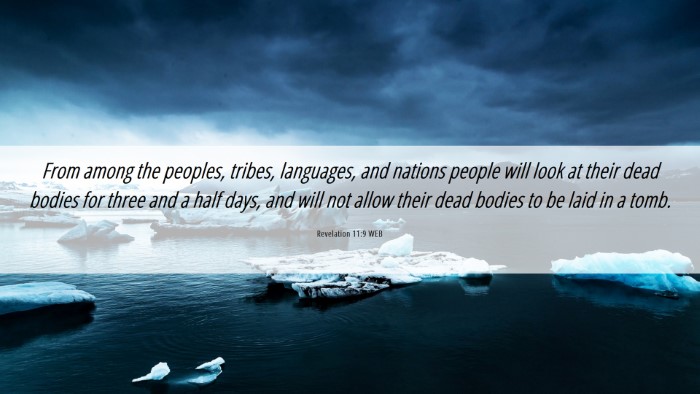 Picture 06 - Revelation 11:9 WEB Desktop Wallpaper - From among the peoples, tribes, languages, and - Desktop Bible Verse Wallpaper