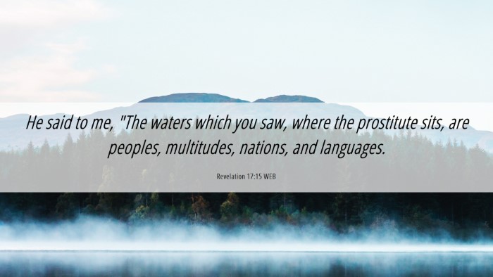 Picture 06 - Revelation 17:15 WEB Desktop Wallpaper - He said to me, 