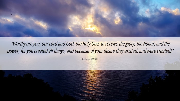 Picture 06 - Revelation 4:11 WEB Desktop Wallpaper - 
