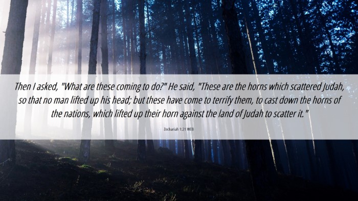 Picture 06 - Zechariah 1:21 WEB Desktop Wallpaper - Then I asked, 