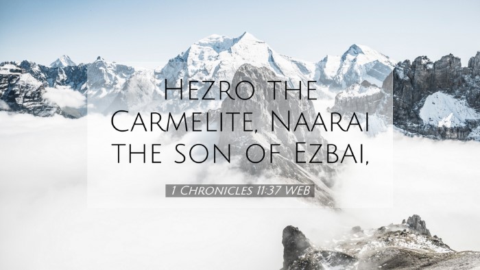Picture 07 - 1 Chronicles 11:37 WEB Desktop Wallpaper - Hezro the Carmelite, Naarai the son of - Desktop Bible Verse Wallpaper