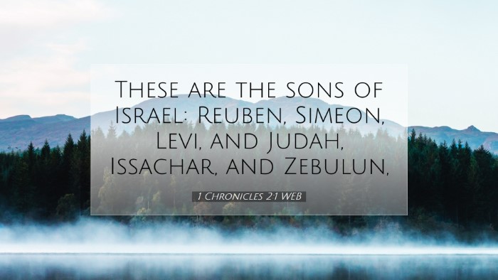 Picture 07 - 1 Chronicles 2:1 WEB Desktop Wallpaper - These are the sons of Israel: Reuben, Simeon, - Desktop Bible Verse Wallpaper