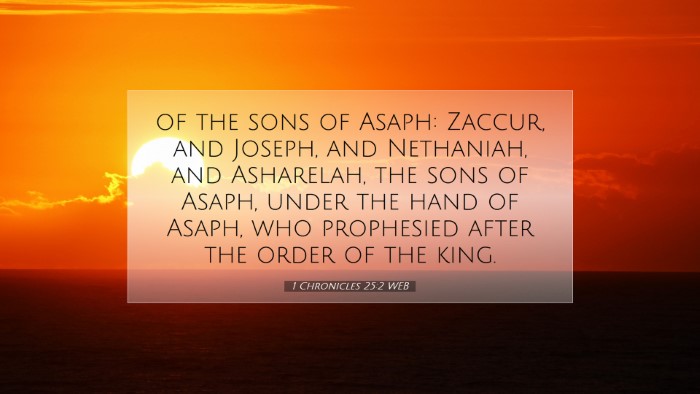 Picture 07 - 1 Chronicles 25:2 WEB Desktop Wallpaper - of the sons of Asaph: Zaccur, and Joseph, and - Desktop Bible Verse Wallpaper