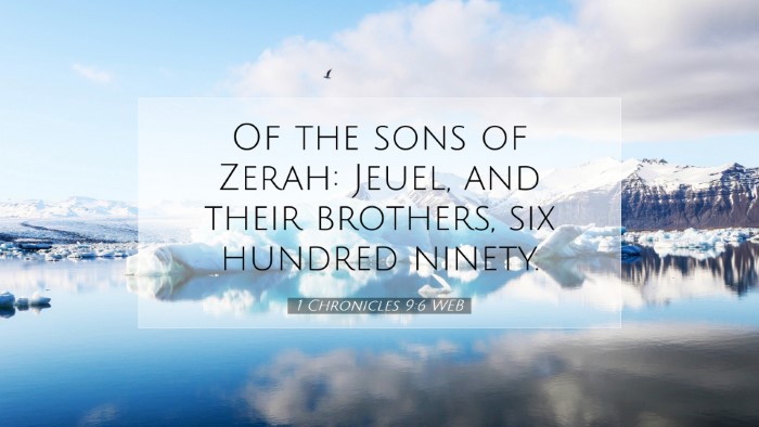 Picture 07 - 1 Chronicles 9:6 WEB Desktop Wallpaper - Of the sons of Zerah: Jeuel, and their brothers, - Desktop Bible Verse Wallpaper