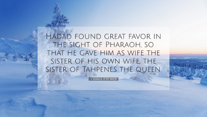 Picture 07 - 1 Kings 11:19 WEB Desktop Wallpaper - Hadad found great favor in the sight of Pharaoh, - Desktop Bible Verse Wallpaper