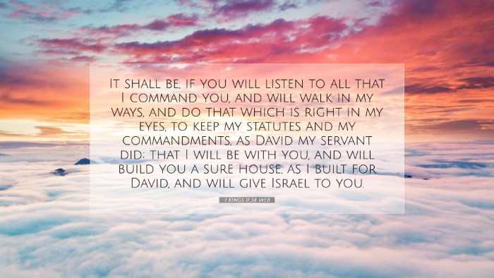 Picture 07 - 1 Kings 11:38 WEB Desktop Wallpaper - It shall be, if you will listen to all that I - Desktop Bible Verse Wallpaper