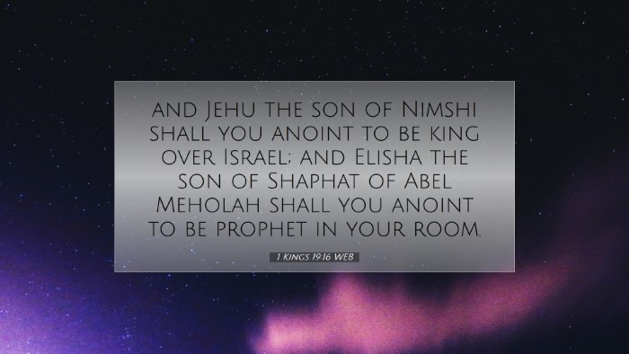 Picture 07 - 1 Kings 19:16 WEB Desktop Wallpaper - and Jehu the son of Nimshi shall you anoint to be - Desktop Bible Verse Wallpaper