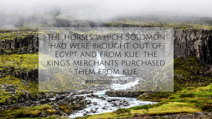 Picture 07 - 2 Chronicles 1:16 WEB Desktop Wallpaper - The horses which Solomon had were brought out of - Desktop Bible Verse Wallpaper