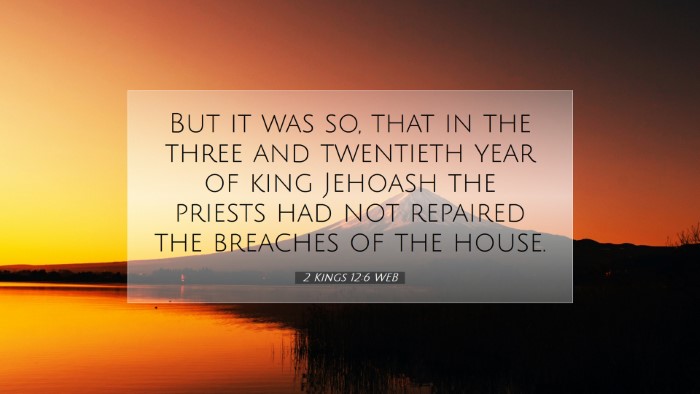 Picture 07 - 2 Kings 12:6 WEB Desktop Wallpaper - But it was so, that in the three and twentieth - Desktop Bible Verse Wallpaper