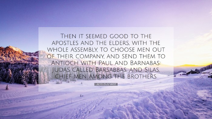Picture 07 - Acts 15:22 WEB Desktop Wallpaper - Then it seemed good to the apostles and the - Desktop Bible Verse Wallpaper