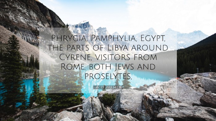 Picture 07 - Acts 2:10 WEB Desktop Wallpaper - Phrygia, Pamphylia, Egypt, the parts of Libya - Desktop Bible Verse Wallpaper