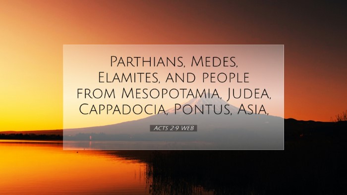 Picture 07 - Acts 2:9 WEB Desktop Wallpaper - Parthians, Medes, Elamites, and people from - Desktop Bible Verse Wallpaper