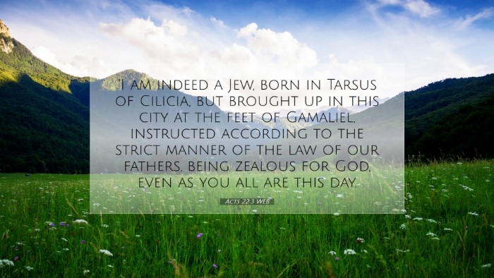 Picture 07 - Acts 22:3 WEB Desktop Wallpaper - 