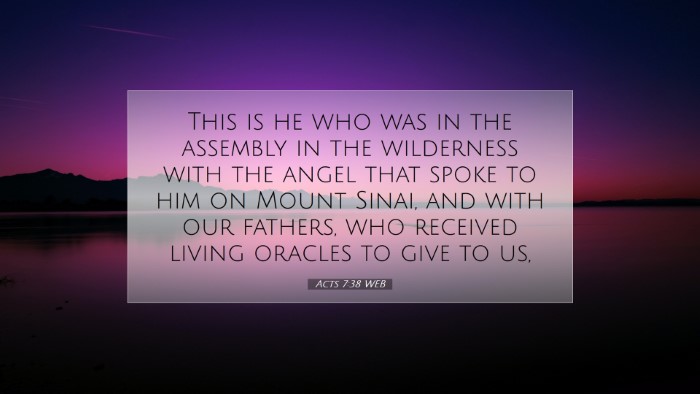 Picture 07 - Acts 7:38 WEB Desktop Wallpaper - This is he who was in the assembly in the - Desktop Bible Verse Wallpaper