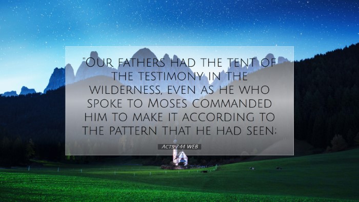Picture 07 - Acts 7:44 WEB Desktop Wallpaper - 