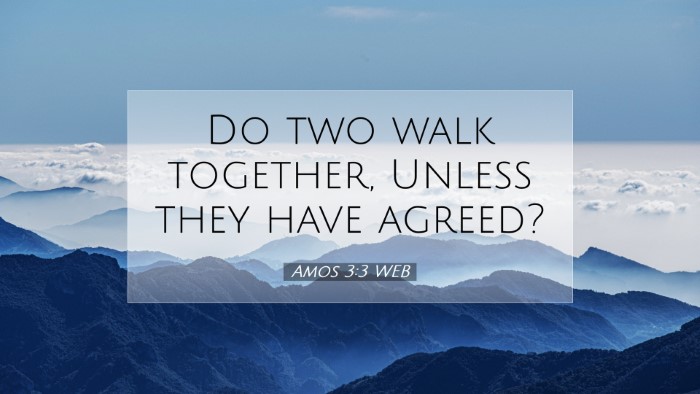 Picture 07 - Amos 3:3 WEB Desktop Wallpaper - Do two walk together, Unless they have - Desktop Bible Verse Wallpaper
