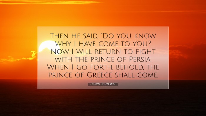 Picture 07 - Daniel 10:20 WEB Desktop Wallpaper - Then he said, 