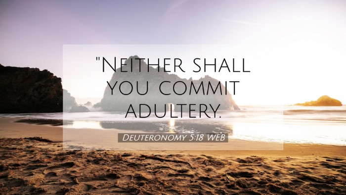 Picture 07 - Deuteronomy 5:18 WEB Desktop Wallpaper - 