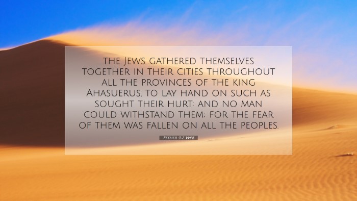 Picture 07 - Esther 9:2 WEB Desktop Wallpaper - the Jews gathered themselves together in their - Desktop Bible Verse Wallpaper