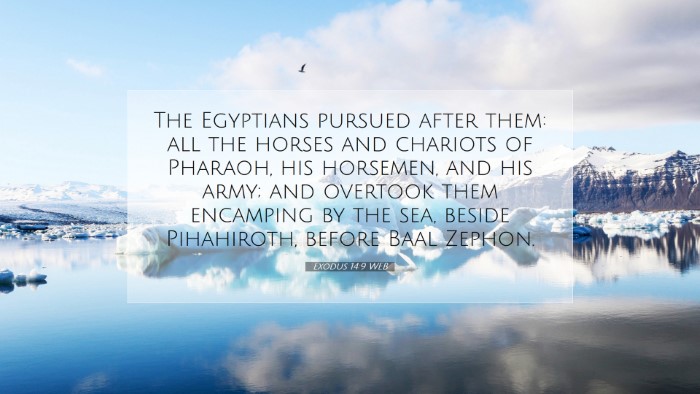 Picture 07 - Exodus 14:9 WEB Desktop Wallpaper - The Egyptians pursued after them: all the horses - Desktop Bible Verse Wallpaper