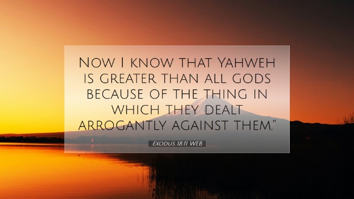 Picture 07 - Exodus 18:11 WEB Desktop Wallpaper - Now I know that Yahweh is greater than all gods - Desktop Bible Verse Wallpaper