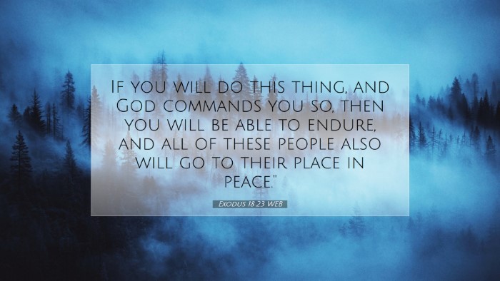 Picture 07 - Exodus 18:23 WEB Desktop Wallpaper - If you will do this thing, and God commands you - Desktop Bible Verse Wallpaper