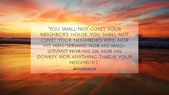 Picture 07 - Exodus 20:17 WEB Desktop Wallpaper - 