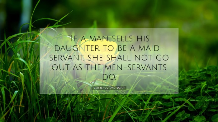Picture 07 - Exodus 21:7 WEB Desktop Wallpaper - 