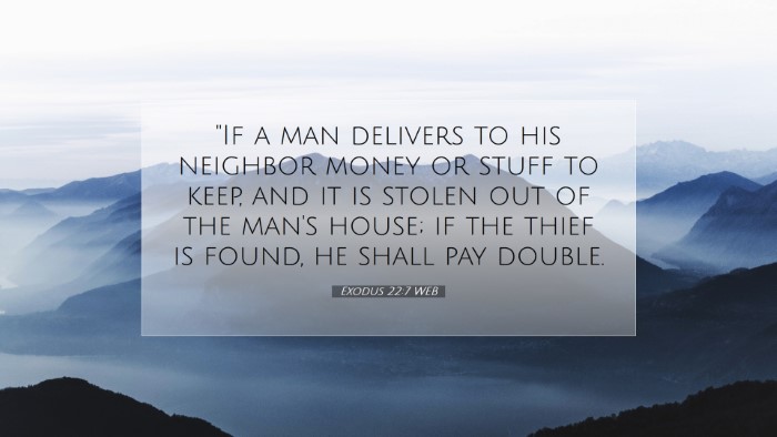 Picture 07 - Exodus 22:7 WEB Desktop Wallpaper - 