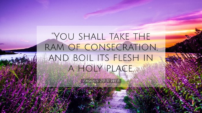 Picture 07 - Exodus 29:31 WEB Desktop Wallpaper - 