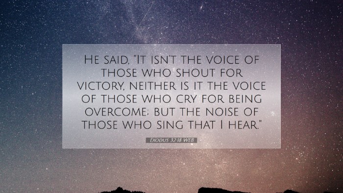 Picture 07 - Exodus 32:18 WEB Desktop Wallpaper - He said, 