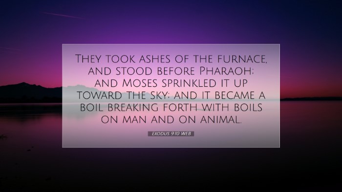 Picture 07 - Exodus 9:10 WEB Desktop Wallpaper - They took ashes of the furnace, and stood before - Desktop Bible Verse Wallpaper