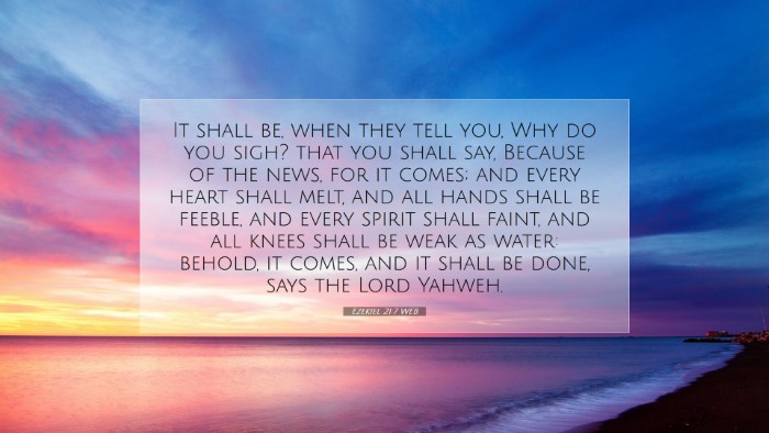 Picture 07 - Ezekiel 21:7 WEB Desktop Wallpaper - It shall be, when they tell you, Why do you sigh? - Desktop Bible Verse Wallpaper
