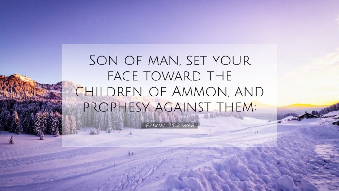 Picture 07 - Ezekiel 25:2 WEB Desktop Wallpaper - Son of man, set your face toward the children of - Desktop Bible Verse Wallpaper