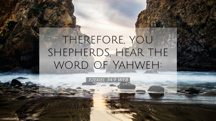 Picture 07 - Ezekiel 34:9 WEB Desktop Wallpaper - therefore, you shepherds, hear the word of - Desktop Bible Verse Wallpaper