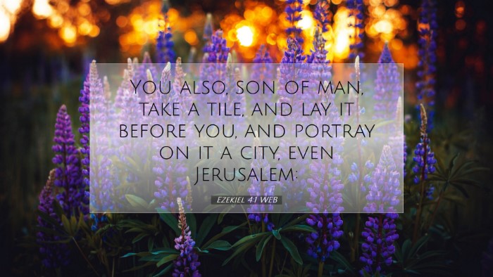 Picture 07 - Ezekiel 4:1 WEB Desktop Wallpaper - You also, son of man, take a tile, and lay it - Desktop Bible Verse Wallpaper