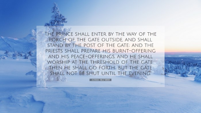 Picture 07 - Ezekiel 46:2 WEB Desktop Wallpaper - The prince shall enter by the way of the porch of - Desktop Bible Verse Wallpaper