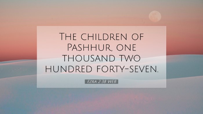 Picture 07 - Ezra 2:38 WEB Desktop Wallpaper - The children of Pashhur, one thousand two hundred - Desktop Bible Verse Wallpaper