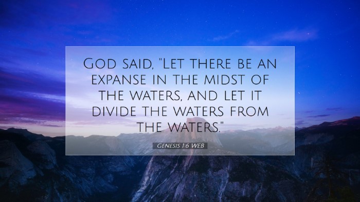 Picture 07 - Genesis 1:6 WEB Desktop Wallpaper - God said, 