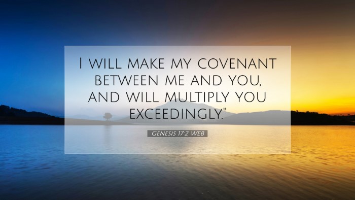 Picture 07 - Genesis 17:2 WEB Desktop Wallpaper - I will make my covenant between me and you, and - Desktop Bible Verse Wallpaper