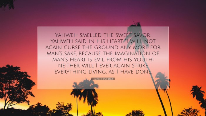 Picture 07 - Genesis 8:21 WEB Desktop Wallpaper - Yahweh smelled the sweet savor. Yahweh said in - Desktop Bible Verse Wallpaper