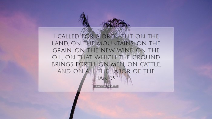 Picture 07 - Haggai 1:11 WEB Desktop Wallpaper - I called for a drought on the land, on the - Desktop Bible Verse Wallpaper