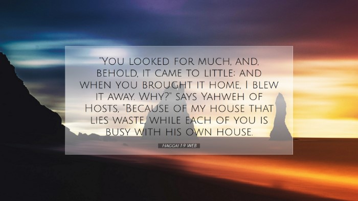 Picture 07 - Haggai 1:9 WEB Desktop Wallpaper - 