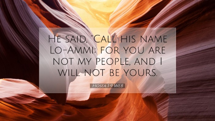 Picture 07 - Hosea 1:9 WEB Desktop Wallpaper - He said, 