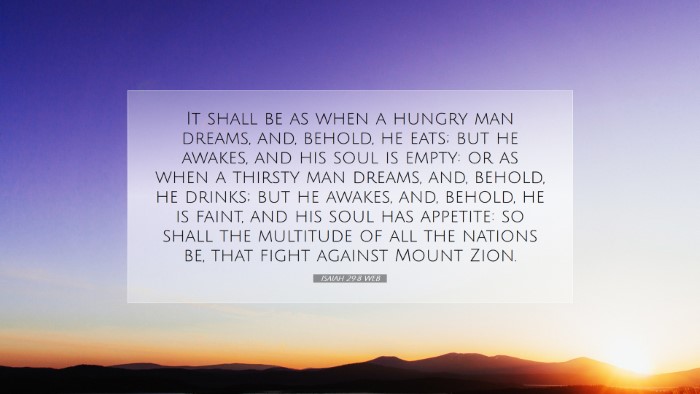 Picture 07 - Isaiah 29:8 WEB Desktop Wallpaper - It shall be as when a hungry man dreams, and, - Desktop Bible Verse Wallpaper