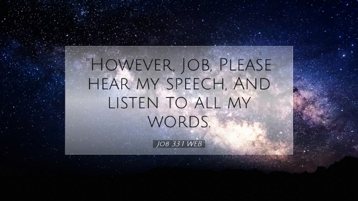 Picture 07 - Job 33:1 WEB Desktop Wallpaper - 